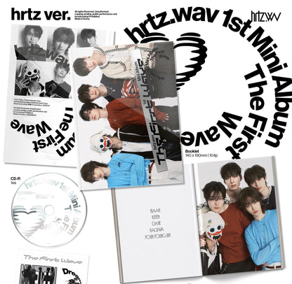 hrtz.wav [The First Wave] 1st Mini Album (hrtz ver.) + Free Gift