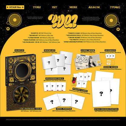 [NO POB/SET] YUQI - YUQ1 1st Mini Album