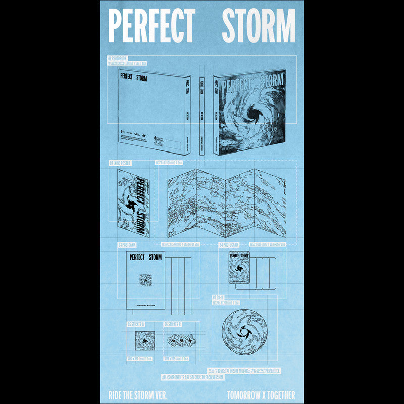 [Pre-order] TOMORROW X TOGETHER (TXT) [PERFECT STORM] 9th Mini Album + Free Gift