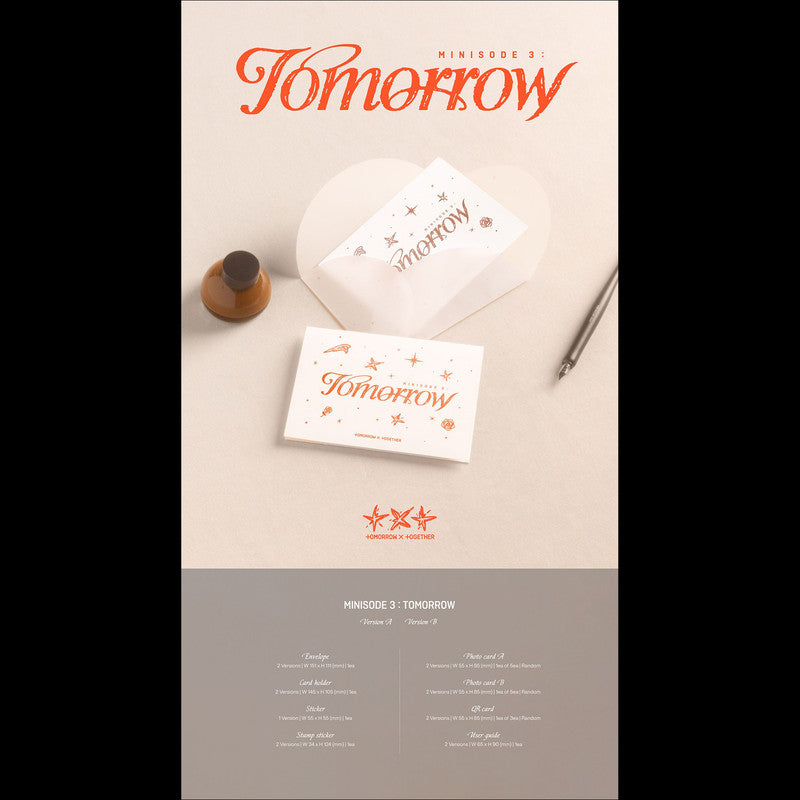 [POB] TOMORROW X TOGETHER(TXT) minisode 3: TOMORROW Weverse Albums ver.