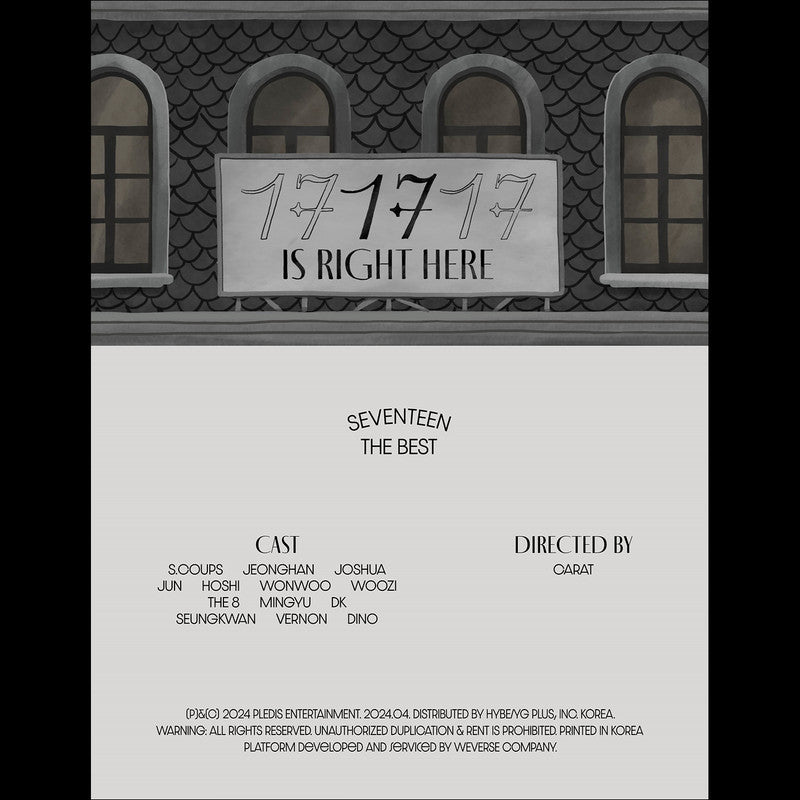 SEVENTEEN BEST ALBUM 17 IS RIGHT HERE  Weverse Albums ver.