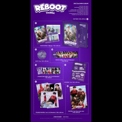DKZ [REBOOT] 2nd Mini Album (THRILL ver. / VOYAGE ver.)