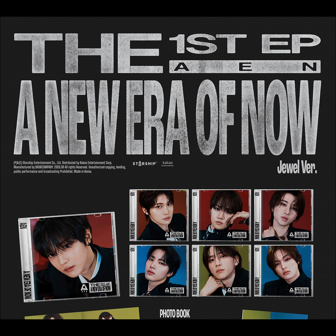 AEN THE 1ST EP [A NEW ERA OF NOW] (Jewel Ver.) + Free Gift