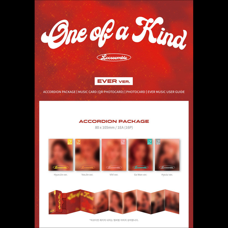 Loossemble [One of a Kind] 2nd Mini Album(EVER MUSIC ALBUM Ver.)