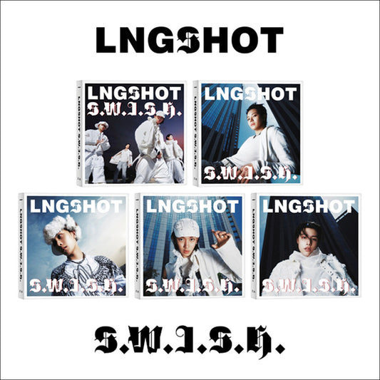 [Pre-order] [SET/SITE POB] LNGSHOT EP SWISH Standard Version Official Sealed KPOP Album + Free Gift