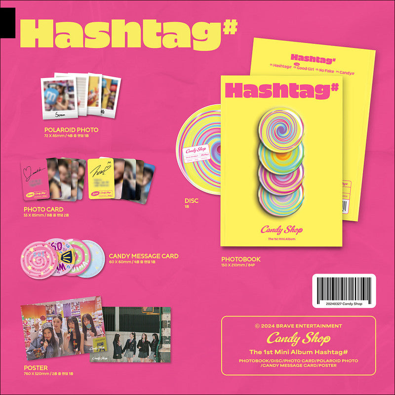 Candy Shop [Hashtag#] 1st Mini Album