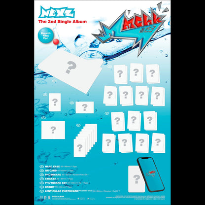 NEXZ [Mmchk] 2nd Single Album (Breath Film ver.) + Free Gift