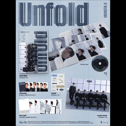 MONSTA X [Unfold] (Heartbreak Ver. / Thirst Ver. / Heal Ver. / Alive Ver.) + Free Gift