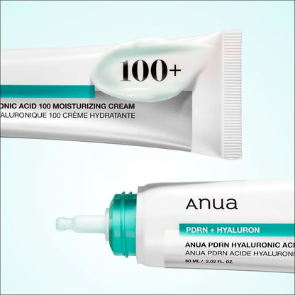 [Anua] PDRN Hyaluronic Acid 100 Wrinkle Care 2-Item Set - Serum 30ml & Cream 60ml, Intensive Anti-Aging & Deep Hydration, K-Beauty Skin Care
