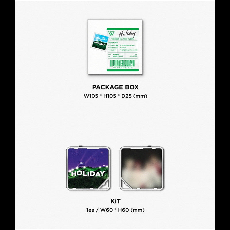 WINNER 4th MINI ALBUM [HOLIDAY] (KiT ver.)
