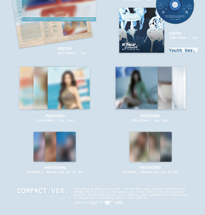 [SET] UAU [Playlist #Your Youth] COMPACT VER. (Your ver., Youth ver.) + Free Gift