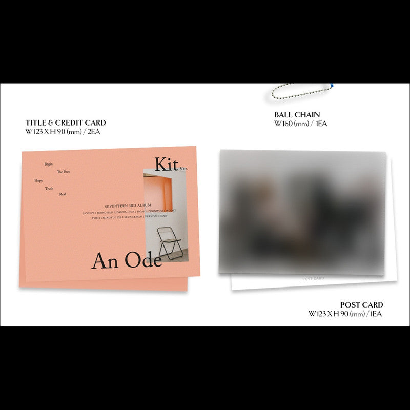 SEVENTEEN - AN ODE KiT ver. Album(Renewal)