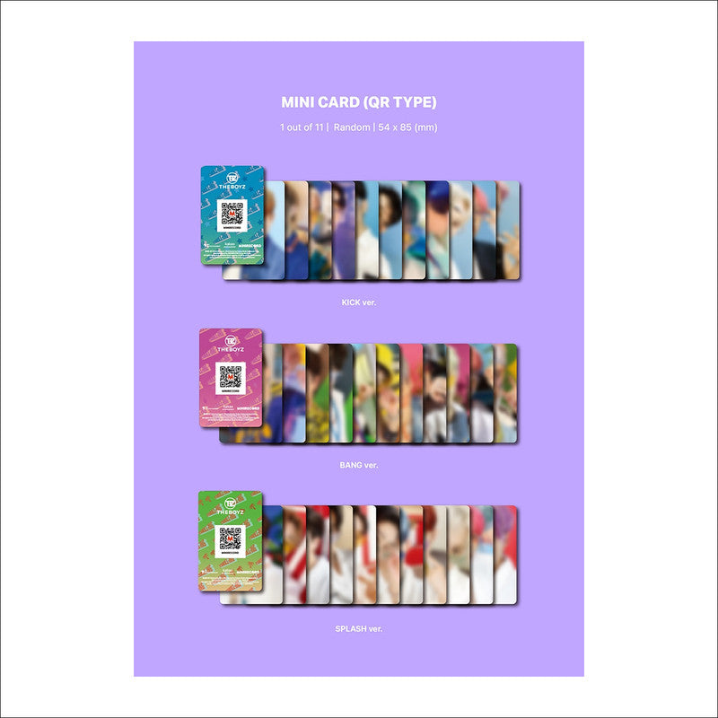 THE BOYZ - THRILL-ING Platform Ver. (KICK ver. / BANG ver. / SPLASH ver.)