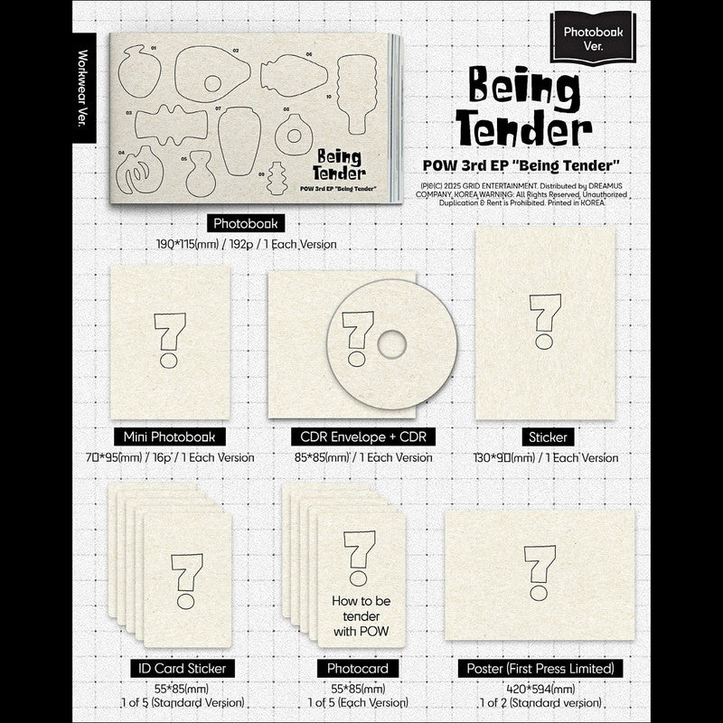 POW [Being Tender] Photobook Ver.