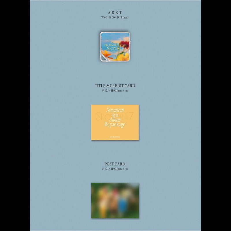 SEVENTEEN [SECTOR 17] KiT ver. 4th ALBUM Repackage