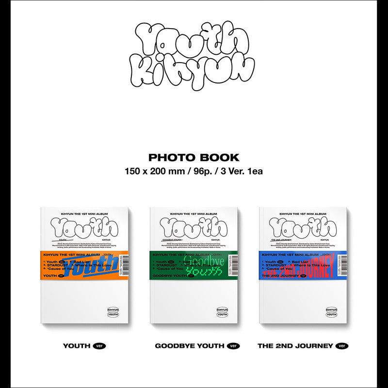 MONSTA X KIHYUN - YOUTH 1st Mini Album