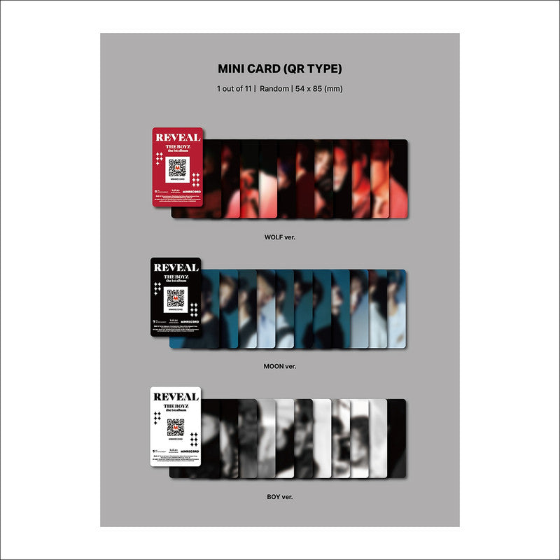 THE BOYZ - REVEAL Platform Ver. (WOLF ver. / MOON ver. / BOY ver.)