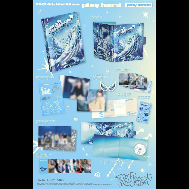 TWS [play hard] 4th Mini Album + Free Gift