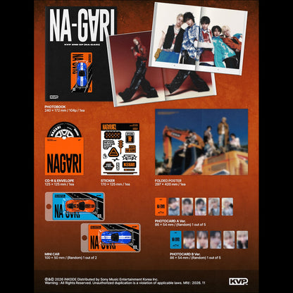 [Pre-order] KEYVITUP [NA-GARI] 2ND EP MEO-JEORI Version Official Sealed Album + Free Gift