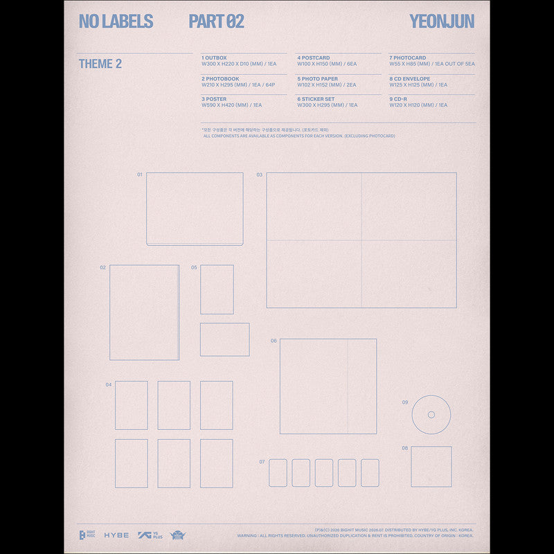 YEONJUN (TOMORROW X TOGETHER) [NO LABELS: PART 02] Album + Free Gift