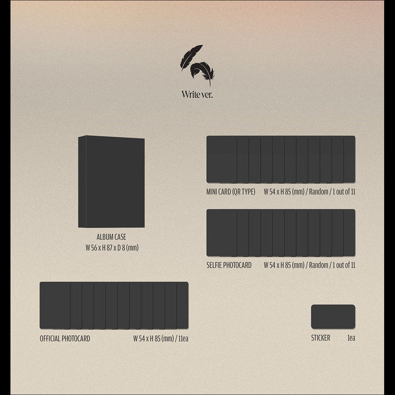 THE BOYZ [Phantasy_ Pt.3 Love Letter] Platform ver. (Write ver./ Send ver.)