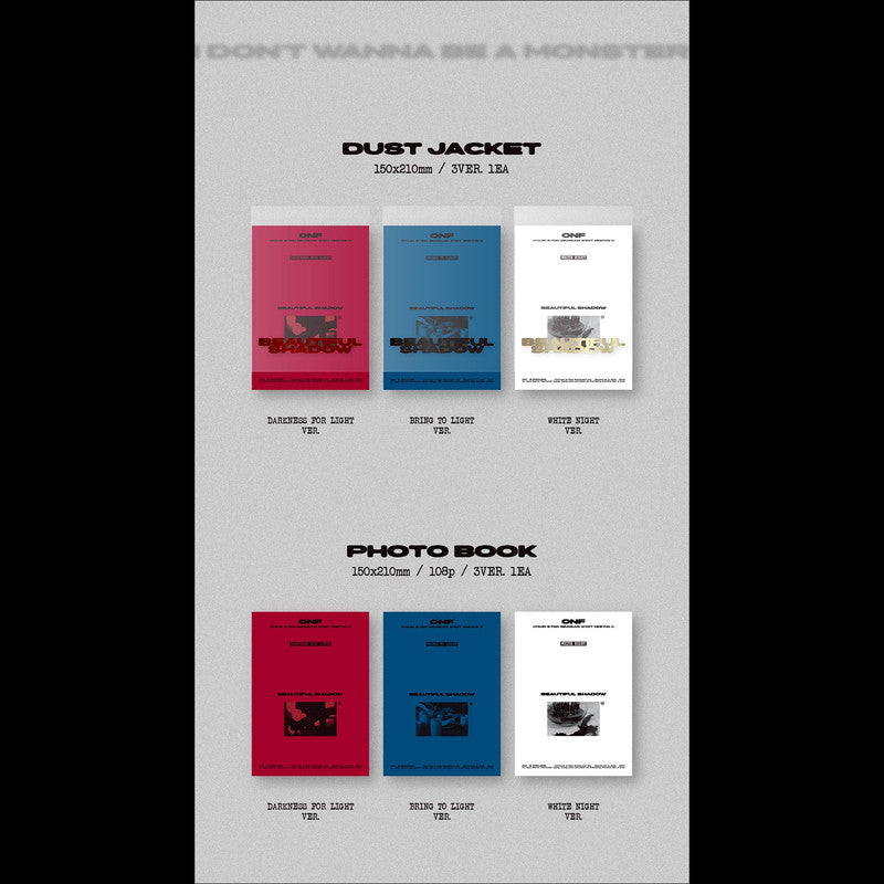 ONF - BEAUTIFUL SHADOW 8th Mini Album