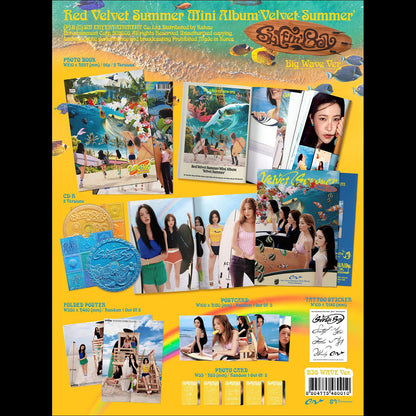 Red Velvet [Velvet Summer] Summer Mini Album (Big Wave Ver.) + Free Gift