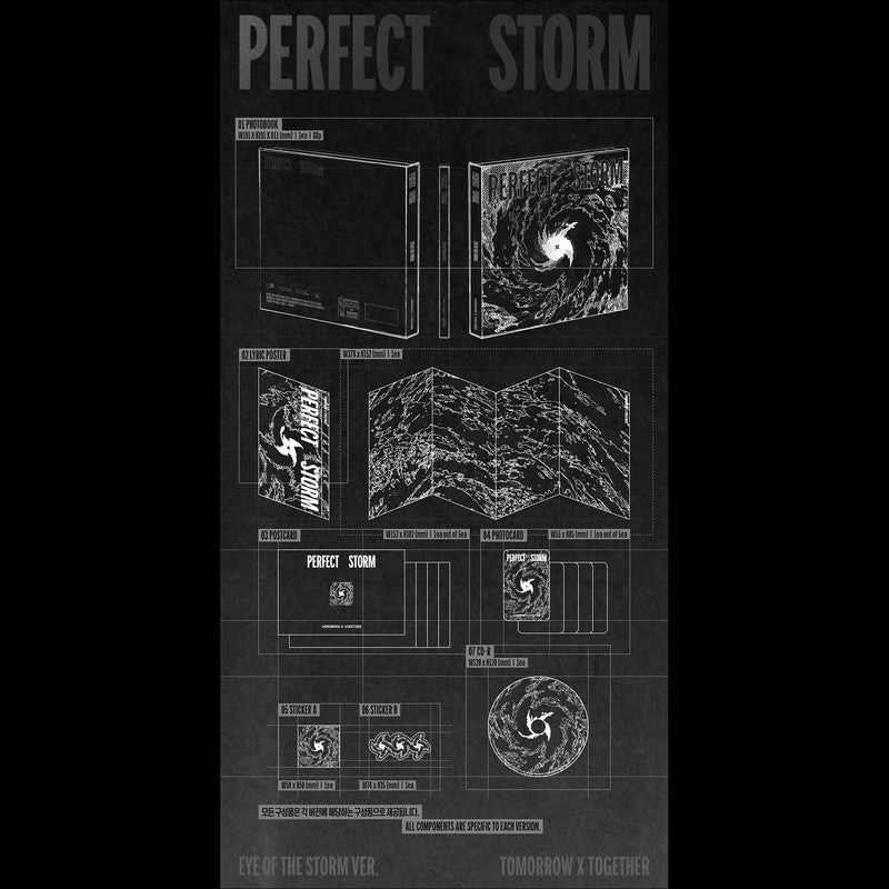 [Pre-order] TOMORROW X TOGETHER (TXT) [PERFECT STORM] 9th Mini Album + Free Gift