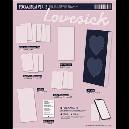 [Pre-order] CHAERYEONG (ITZY) [Lovesick] POCAALBUM Version Official Sealed K-pop + Free Gift