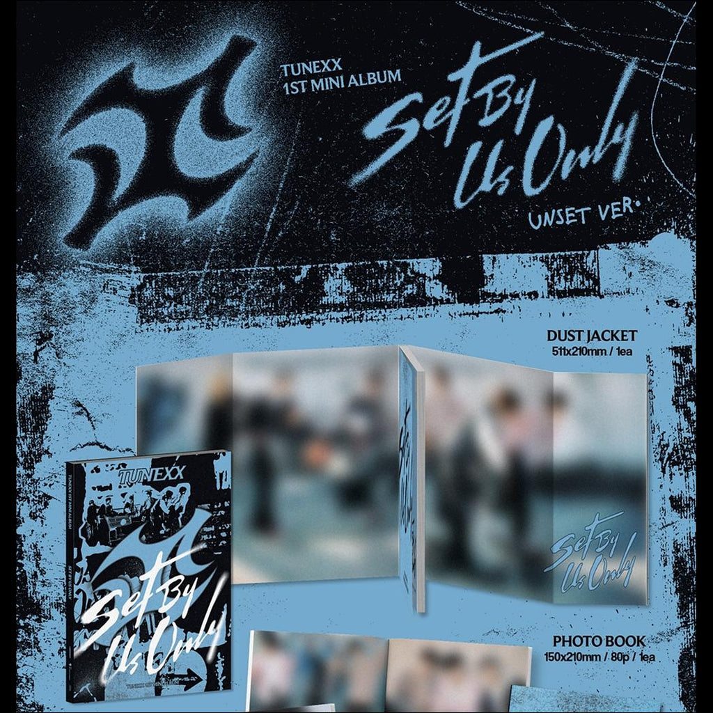 TUNEXX [SET BY US ONLY] 1st Mini Album (UNSET ver. / US ONLY ver.) + Free Gift