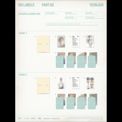 YEONJUN (TOMORROW X TOGETHER) [NO LABELS: PART 02] Weverse Albums ver. + Free Gift
