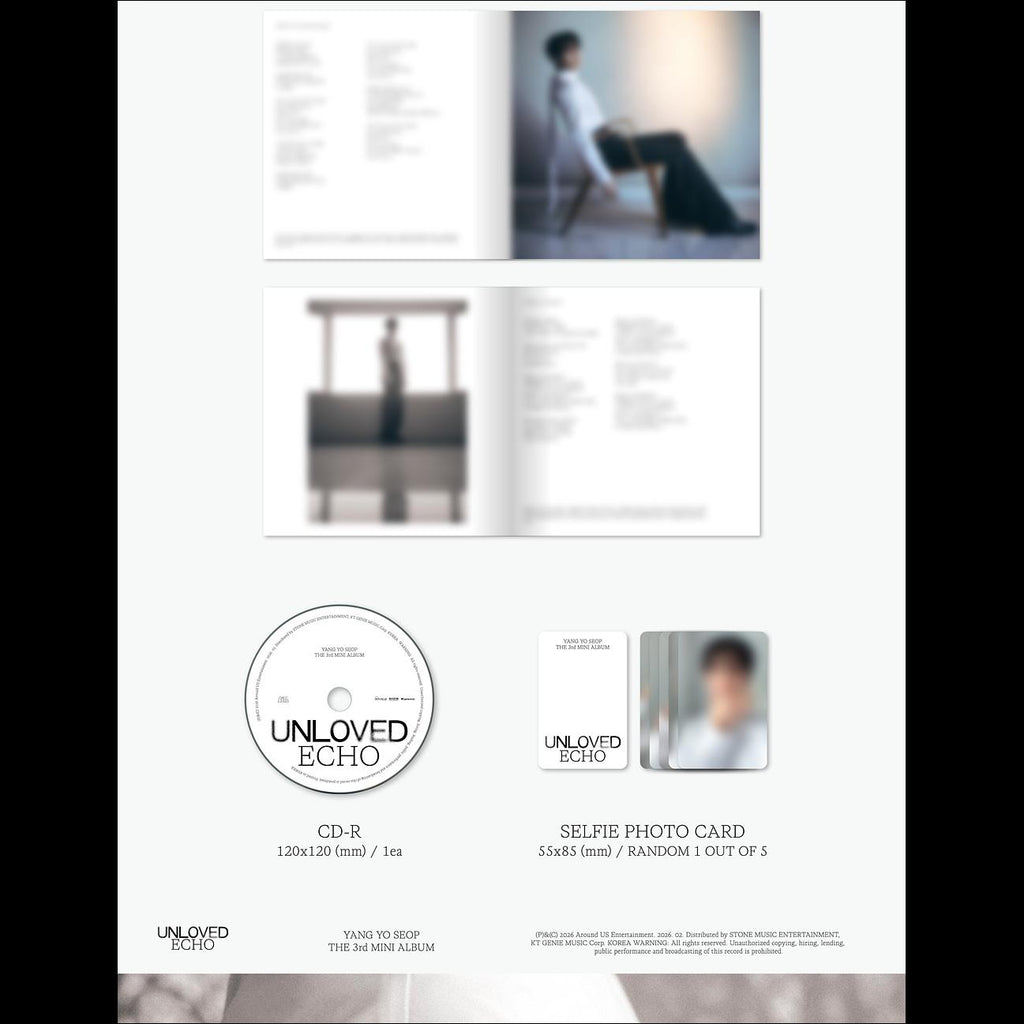 YANG YO SEOP (HIGHLIGHT) Unloved Echo (Jewel ver.) + Free Gift