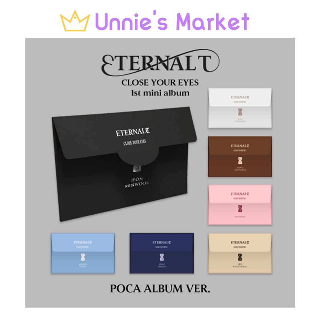 CLOSE YOUR EYES [ETERNALT] POCA ALBUM The 1st Mini Album