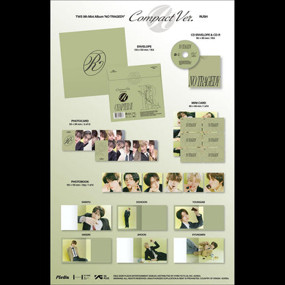 TWS 5th Mini Album [NO TRAGEDY] COMPACT Ver. (RUSH) + Free Gift