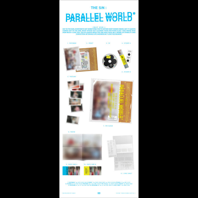 [Pre-order] ENHYPEN [THE SIN : PARALLEL WORLD] Official Sealed Album + Free Gift