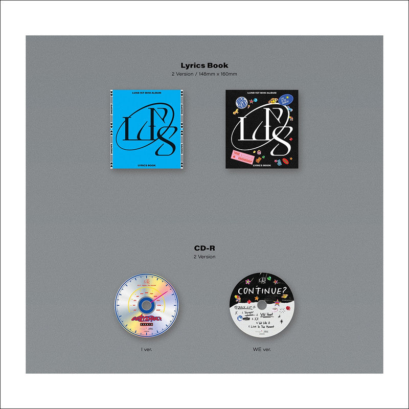 LUN8 CONTINUE? (I Ver. / WE Ver.) 1ST Mini Album
