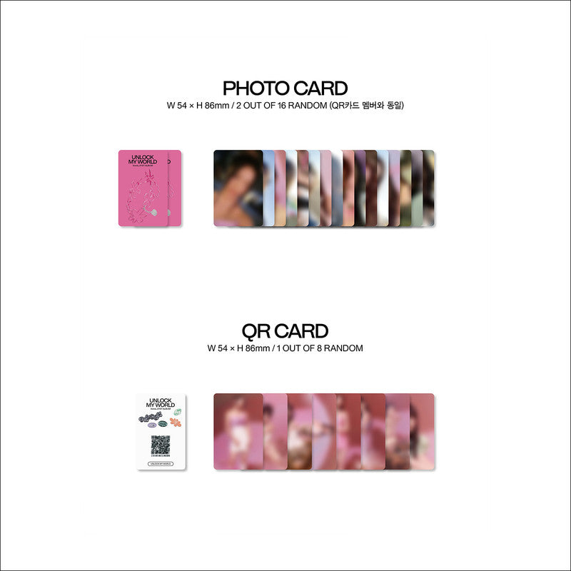 fromis_9 Unlock My World Weverse Albums ver.(Random)