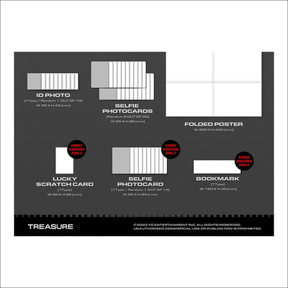 [POB] TREASURE 2ND FULL ALBUM [REBOOT] (PHOTOBOOK VER.) + Free Gift