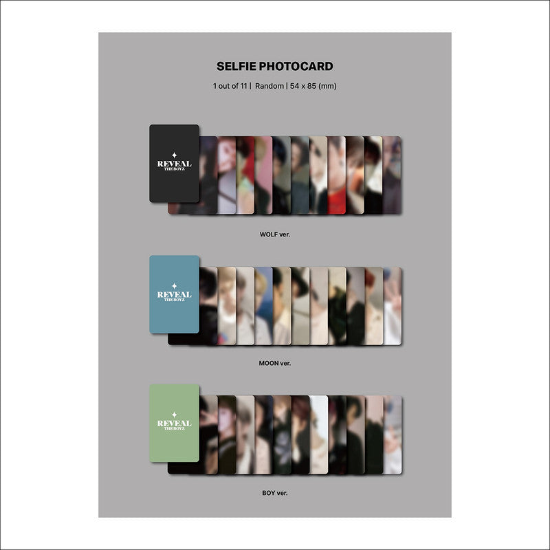 THE BOYZ - REVEAL Platform Ver. (WOLF ver. / MOON ver. / BOY ver.)