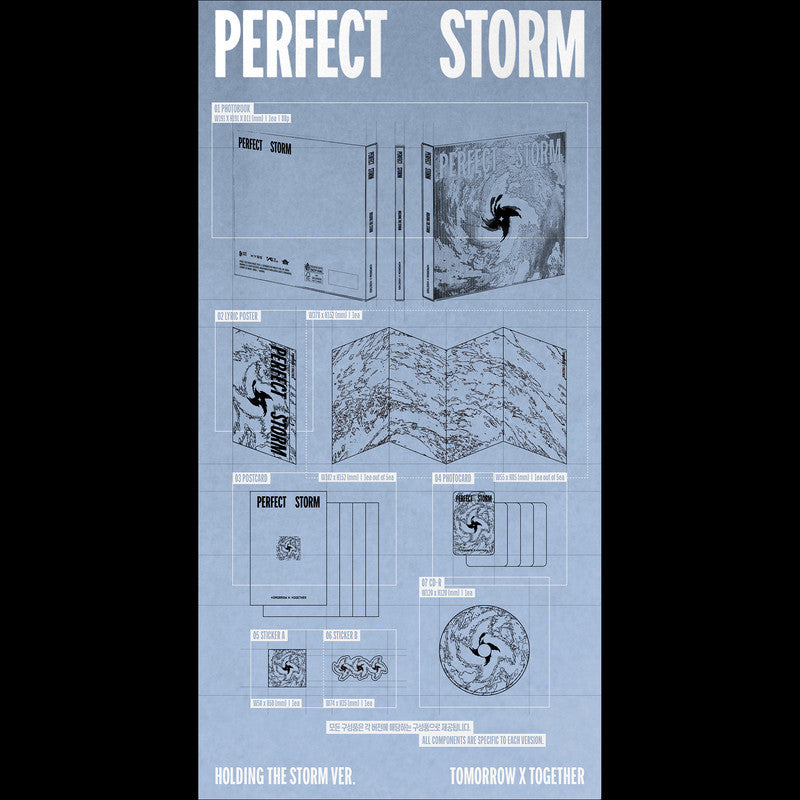[Pre-order] TOMORROW X TOGETHER (TXT) [PERFECT STORM] 9th Mini Album + Free Gift