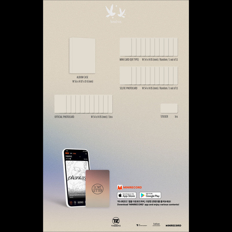 THE BOYZ [Phantasy_ Pt.3 Love Letter] Platform ver. (Write ver./ Send ver.)
