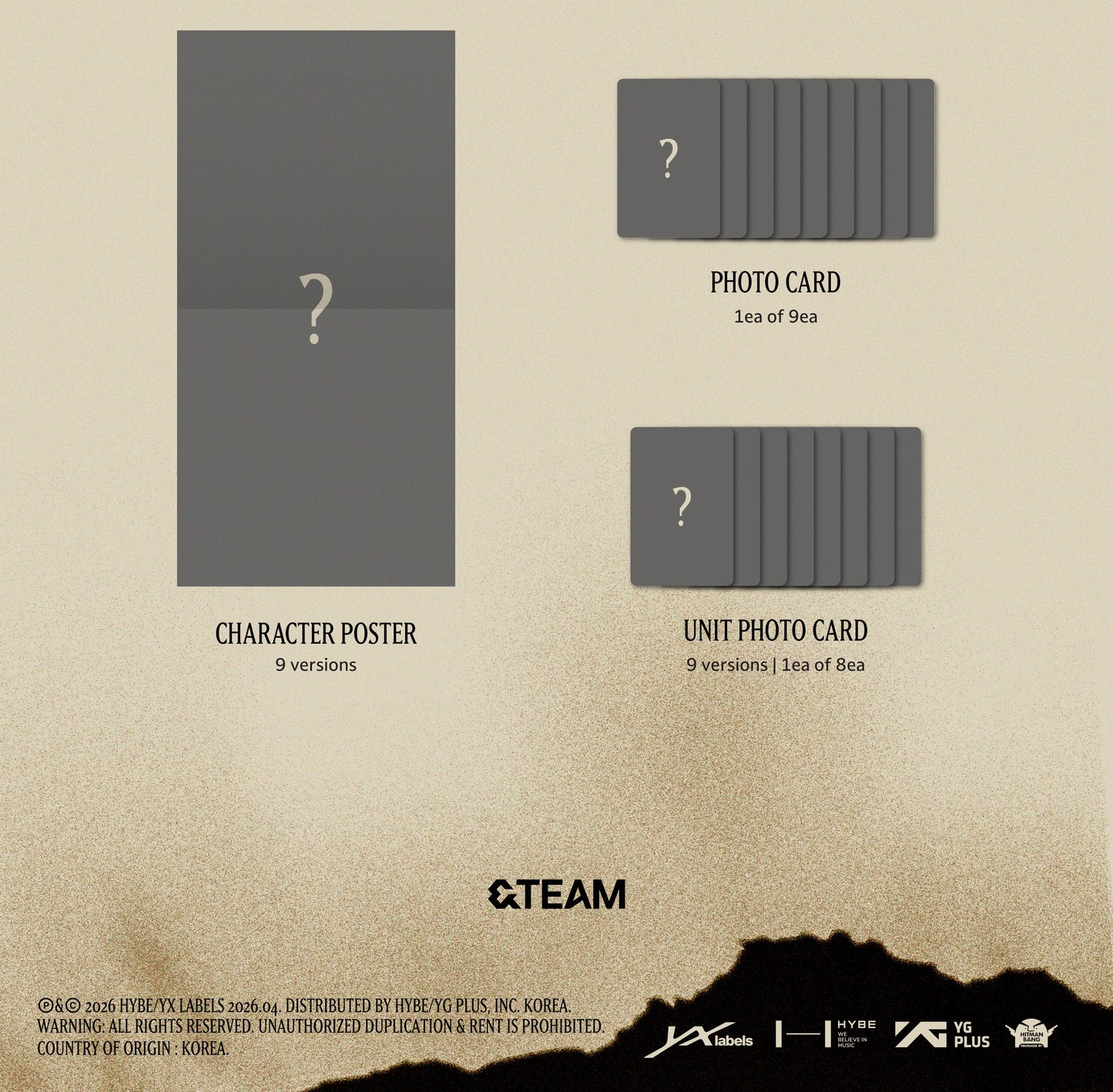 &TEAM [We on Fire] SOLO EDITION / 3rd EP Album + Free Gift
