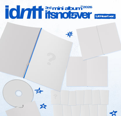 [Pre-order] idntt [itsnotover] 3rd Mini Album + Free Gift
