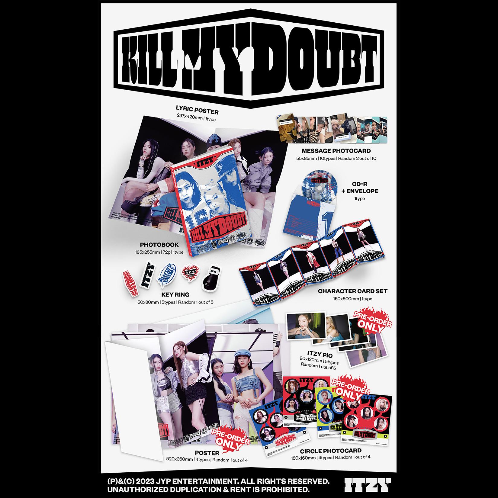 [JYP SHOP POB] ITZY - KILL MY DOUBT Limited Ver.