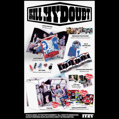 [JYP SHOP POB] ITZY - KILL MY DOUBT Limited Ver.