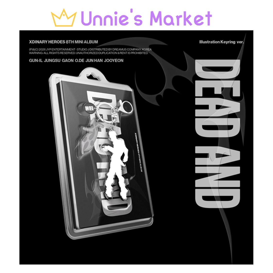 Xdinary Heroes DEAD AND (Keyring ver.) / 8th Mini Album + Free Gift