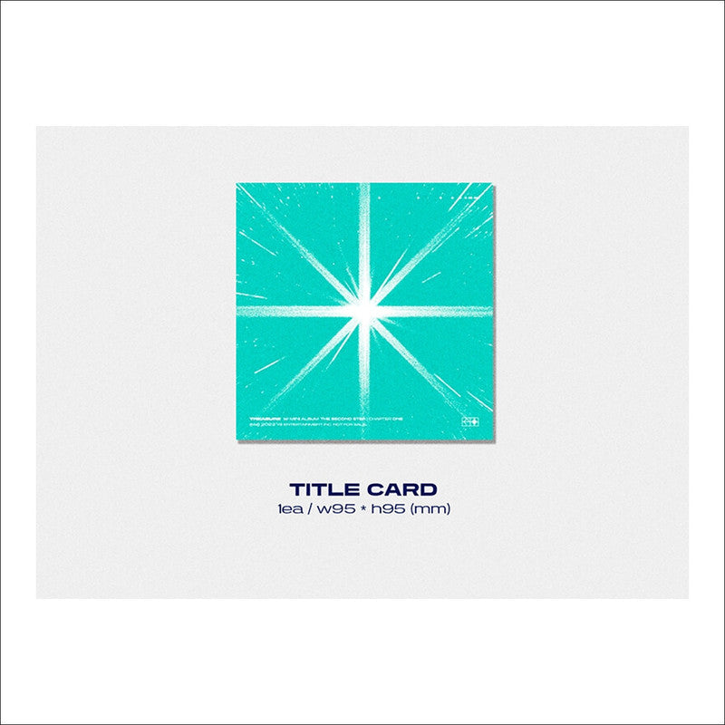 TREASURE [THE SECOND STEP : CHAPTER ONE] (KiT Ver.)