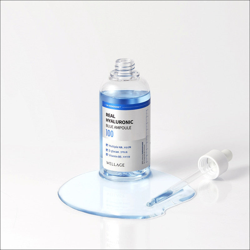 WELLAGE Real Hyaluronic Blue Ampoule 100ml + 75ml