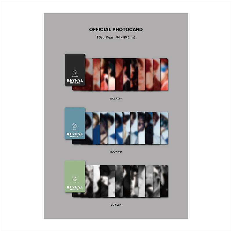 THE BOYZ - REVEAL Platform Ver. (WOLF ver. / MOON ver. / BOY ver.)