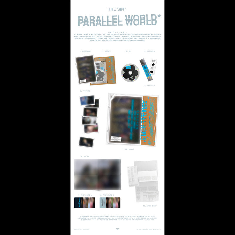 [Pre-order] ENHYPEN [THE SIN : PARALLEL WORLD] Official Sealed Album + Free Gift